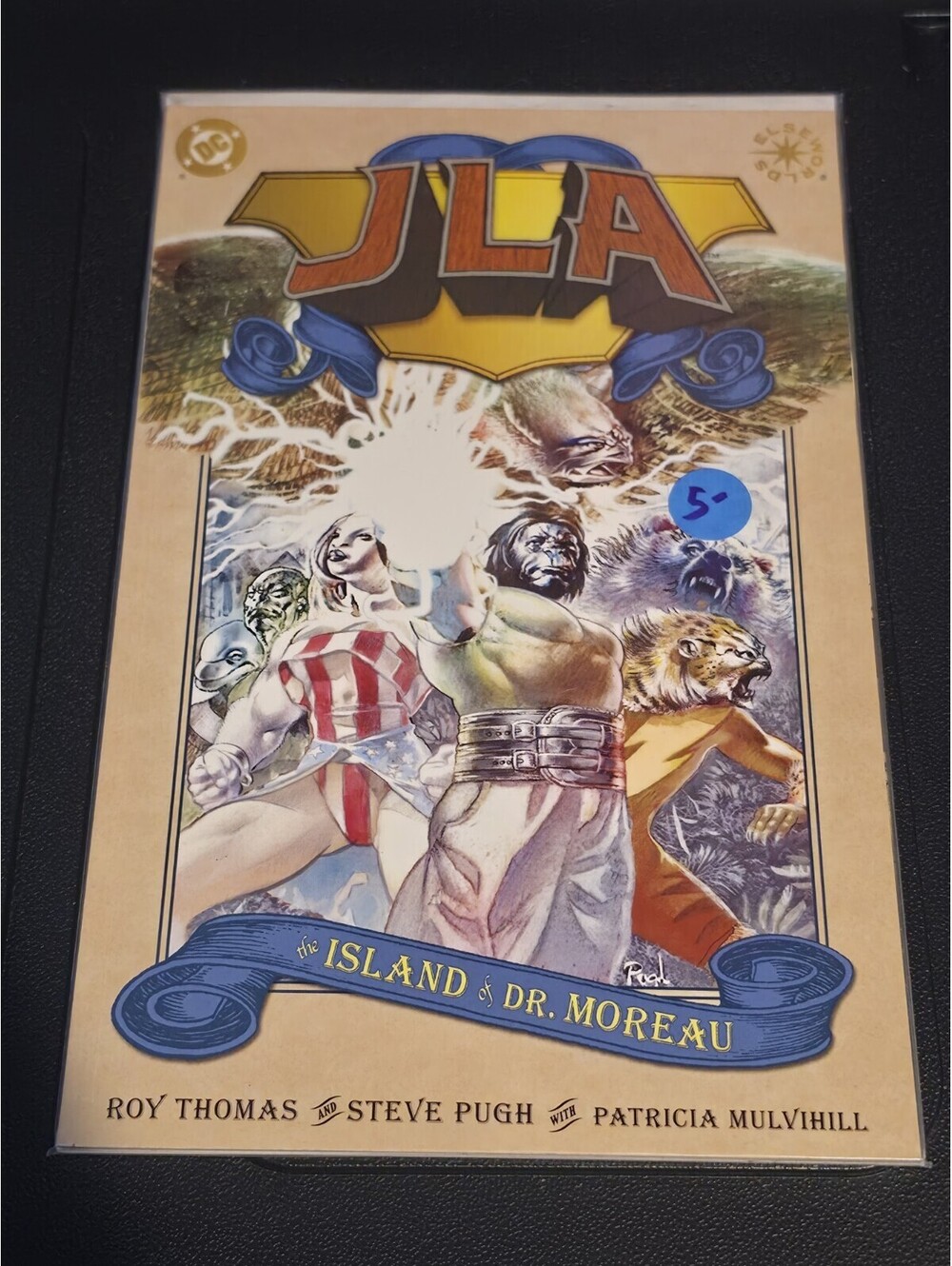 JLA: ISLAND OF DR. MOREAU, ELSEWORLDS, 2002, FULL COLOR, 64PAGES, FINE CONDITION